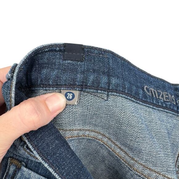 Citizens of Humanity Casual Straight Leg Distressed Button Fly Jeans - Picture 8 of 9